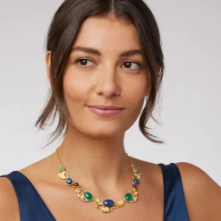 Japanese Imari Collar Necklace*The Met Store Hot