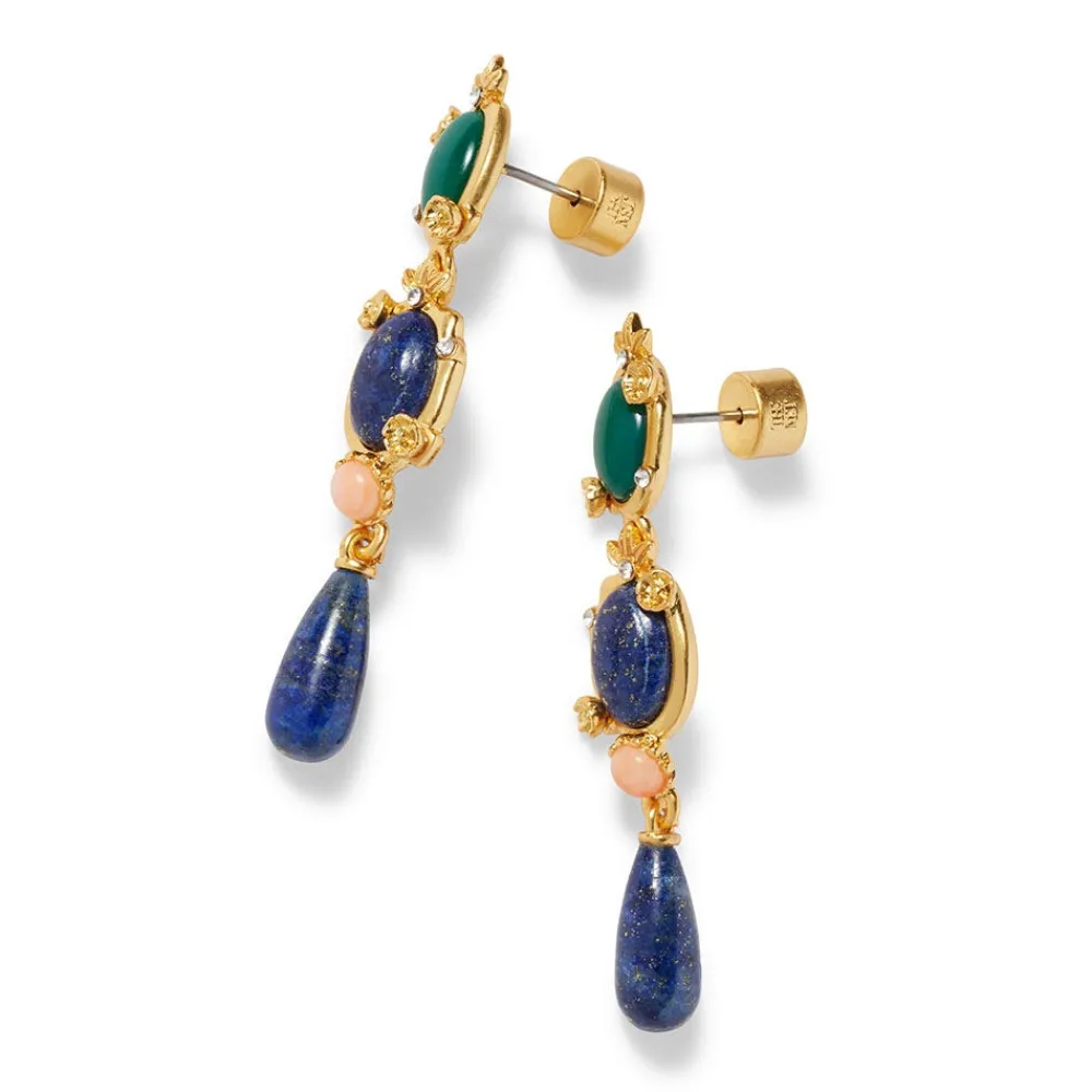 Japanese Imari Linear Drop Earrings*The Met Store New