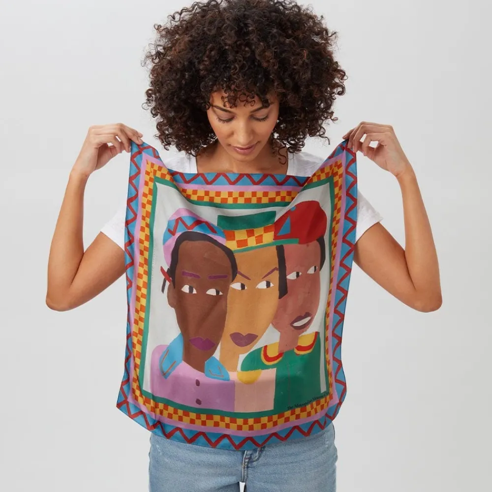 Johnson Three Children Silk Neckerchief*The Met Store Sale