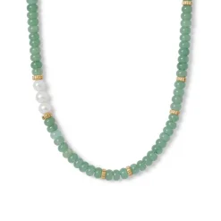 Karavas Gems Aventurine Beaded Necklace*The Met Store Clearance
