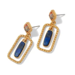 Kashan Carpet Rectangular Drop Earrings*The Met Store Outlet