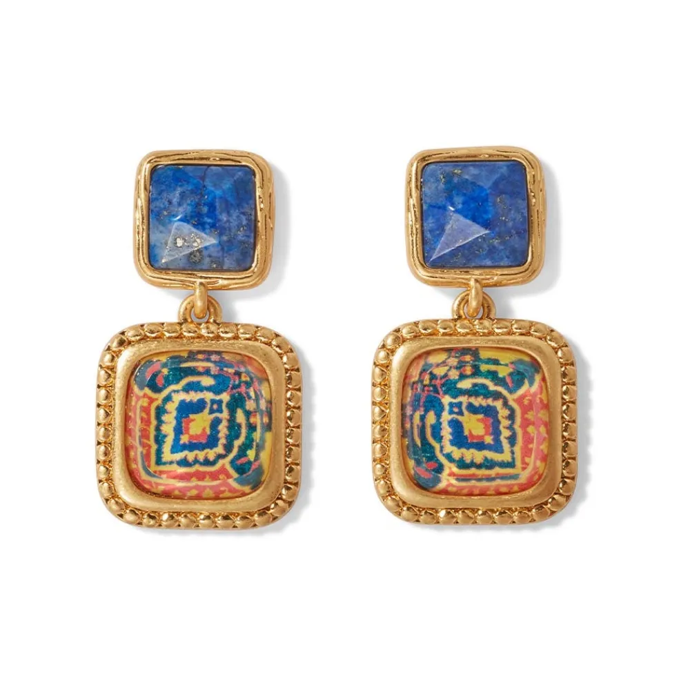 Kashan Carpet Square Drop Earrings*The Met Store Hot