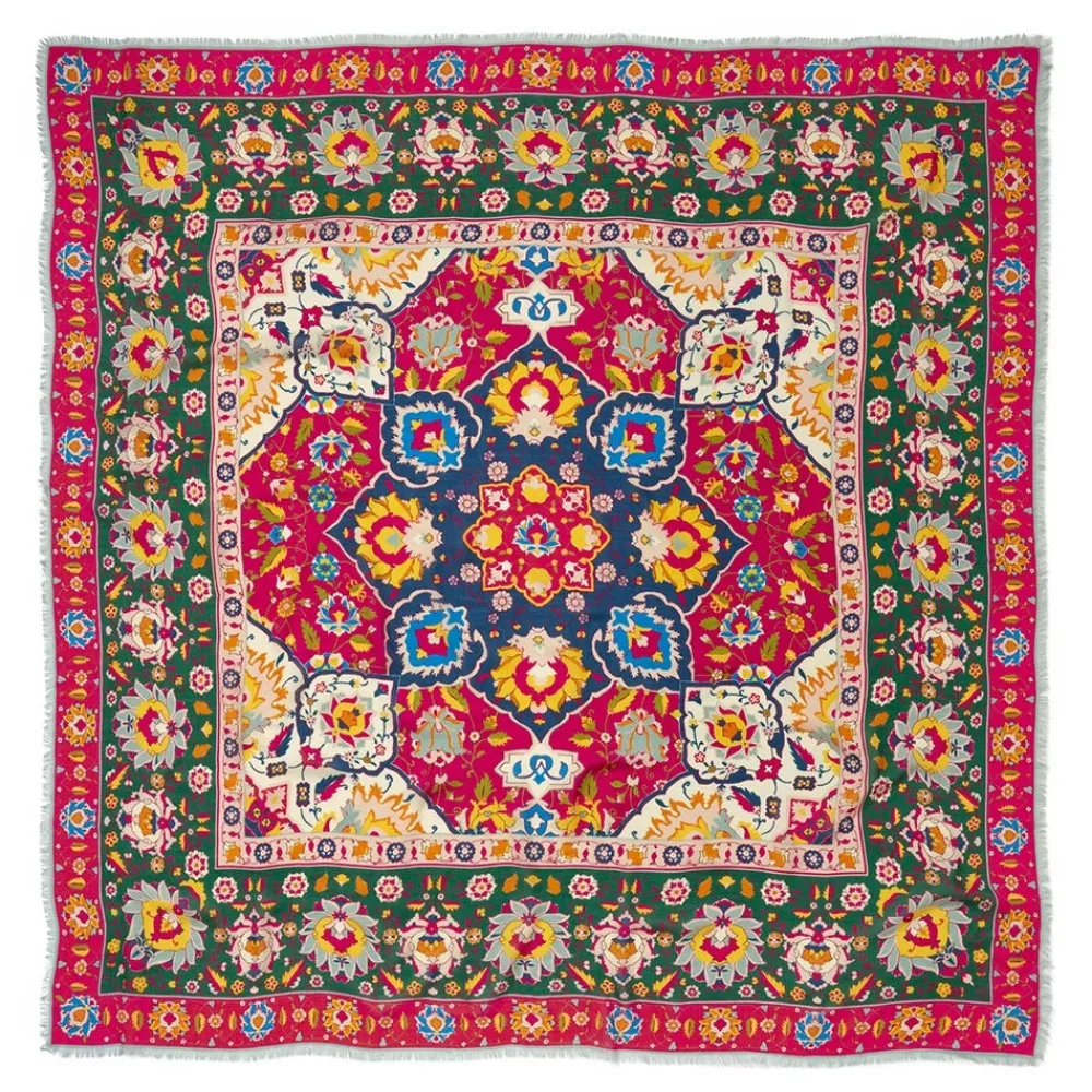 Kashan Carpet Square Scarf*The Met Store Discount