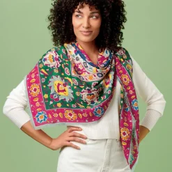 Kashan Carpet Square Scarf*The Met Store Discount