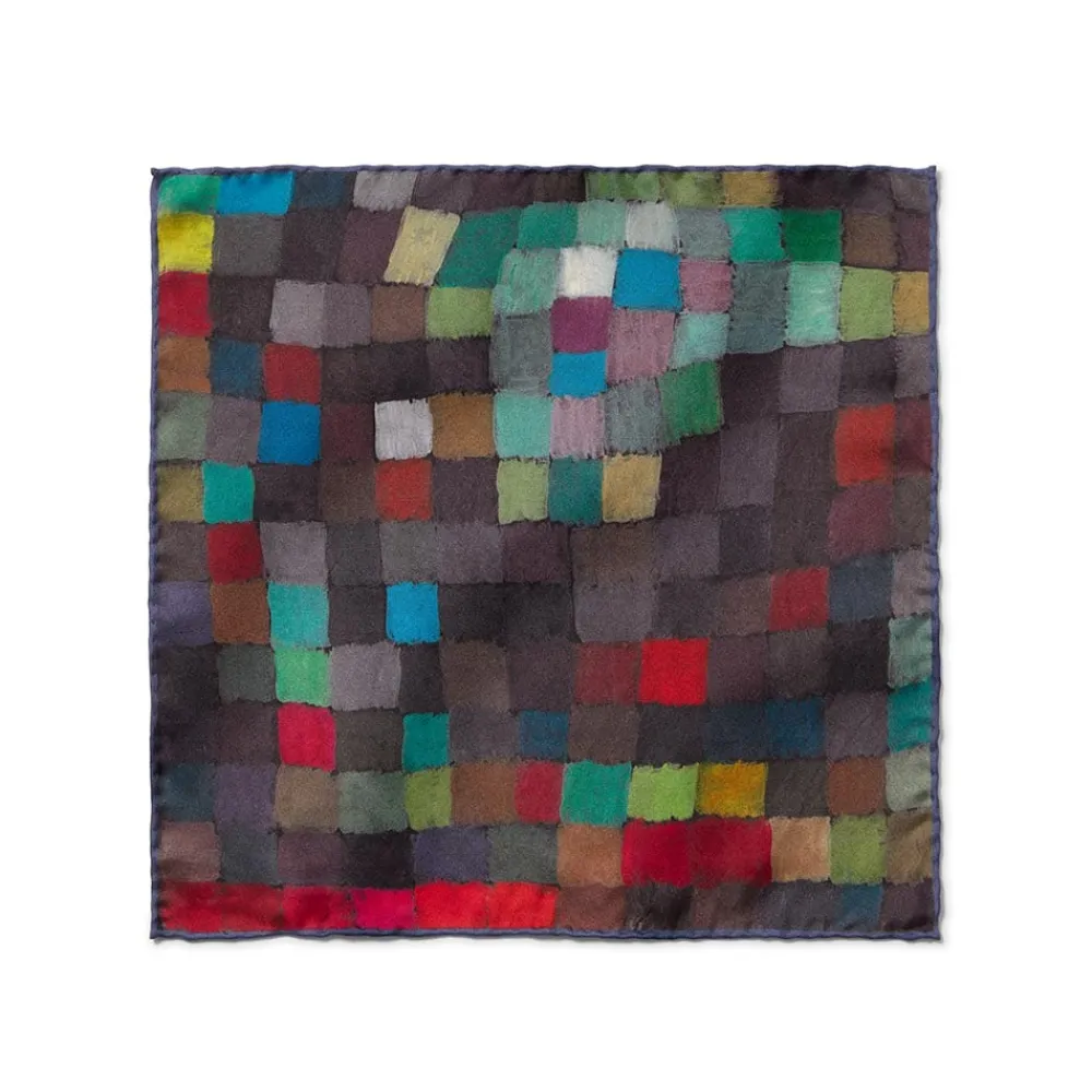 Klee May Picture Silk Pocket Square*The Met Store Cheap