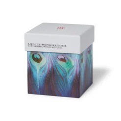 Louis C. Tiffany Peacock Feather Covered Mug with Tea Infuser*The Met Store New