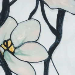 Louis C. Tiffany White Magnolia Oblong Silk Scarf*The Met Store Best Sale