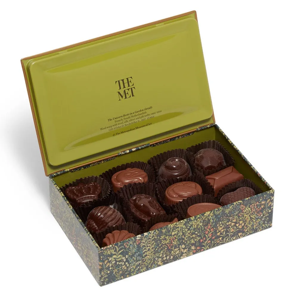 Louis Sherry Unicorn in a Garden 12-Piece Chocolate Tin*The Met Store Sale