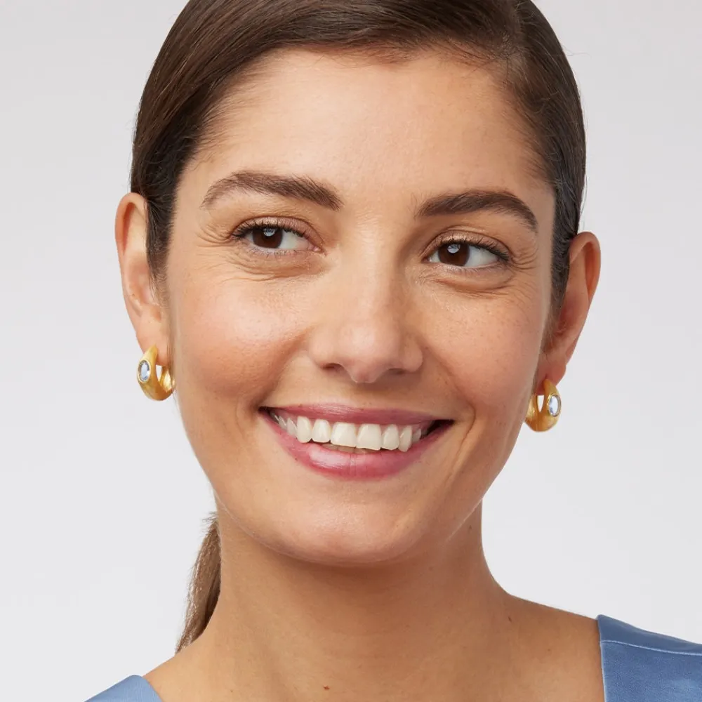 Medieval Stone Hoop Earrings*The Met Store Store