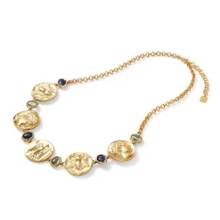 Mediterranean Coin Statement Necklace*The Met Store Fashion
