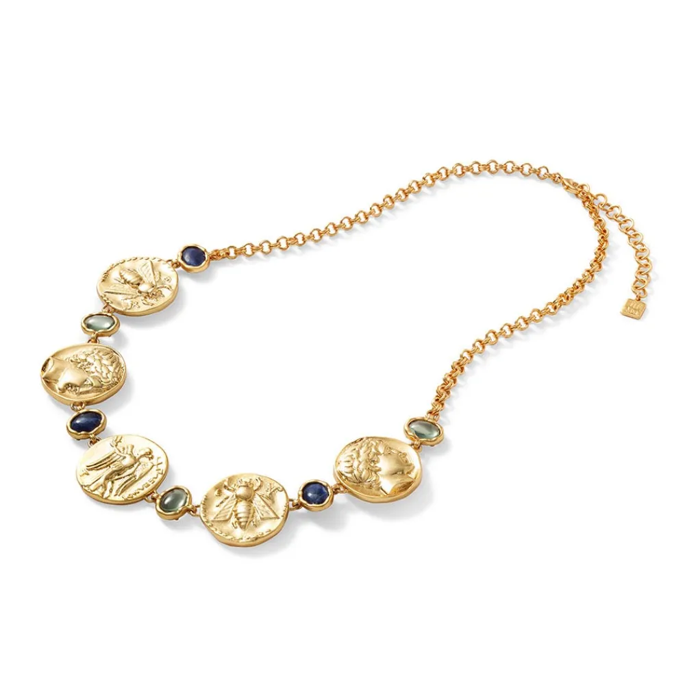 Mediterranean Coin Statement Necklace*The Met Store Fashion