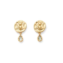 Mediterranean Coin Stud Earrings*The Met Store New