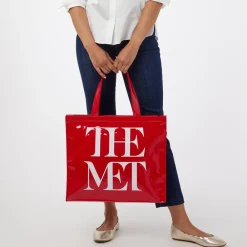 Met Logo Vinyl Tote*The Met Store Sale