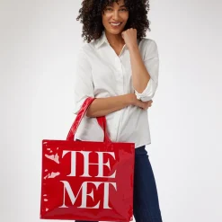 Met Logo Vinyl Tote*The Met Store Sale