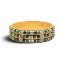 Middle Kingdom Cylindrical Bead Bangles*The Met Store Fashion