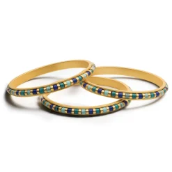 Middle Kingdom Cylindrical Bead Bangles*The Met Store Fashion