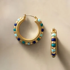 Middle Kingdom Cylindrical Bead Earrings*The Met Store Online