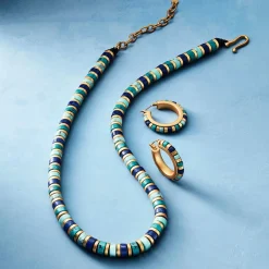 Middle Kingdom Cylindrical Bead Earrings*The Met Store Online