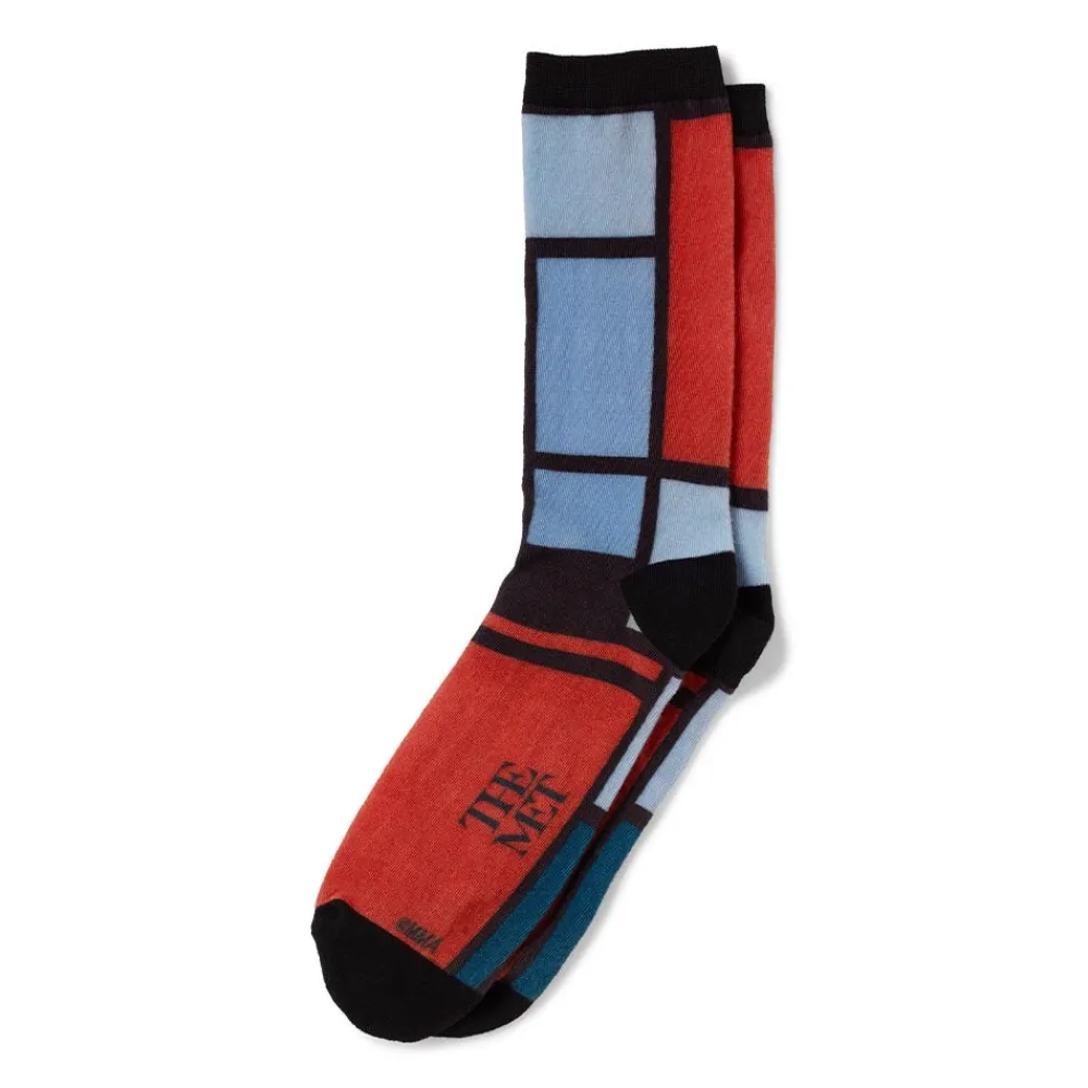 Mondrian Composition Socks*The Met Store Cheap