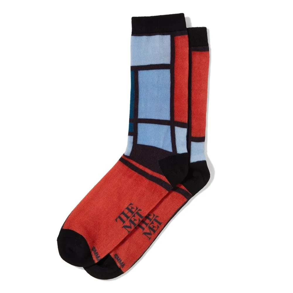 Mondrian Composition Socks*The Met Store Cheap