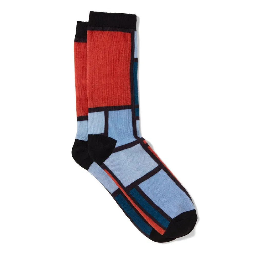 Mondrian Composition Socks*The Met Store Cheap