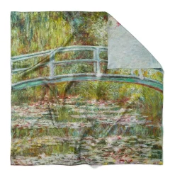 Monet Blooms Double-Sided Square Silk Scarf*The Met Store Discount