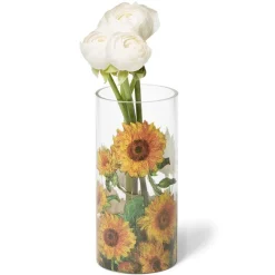 Monet Sunflowers Glass Vase*The Met Store Best
