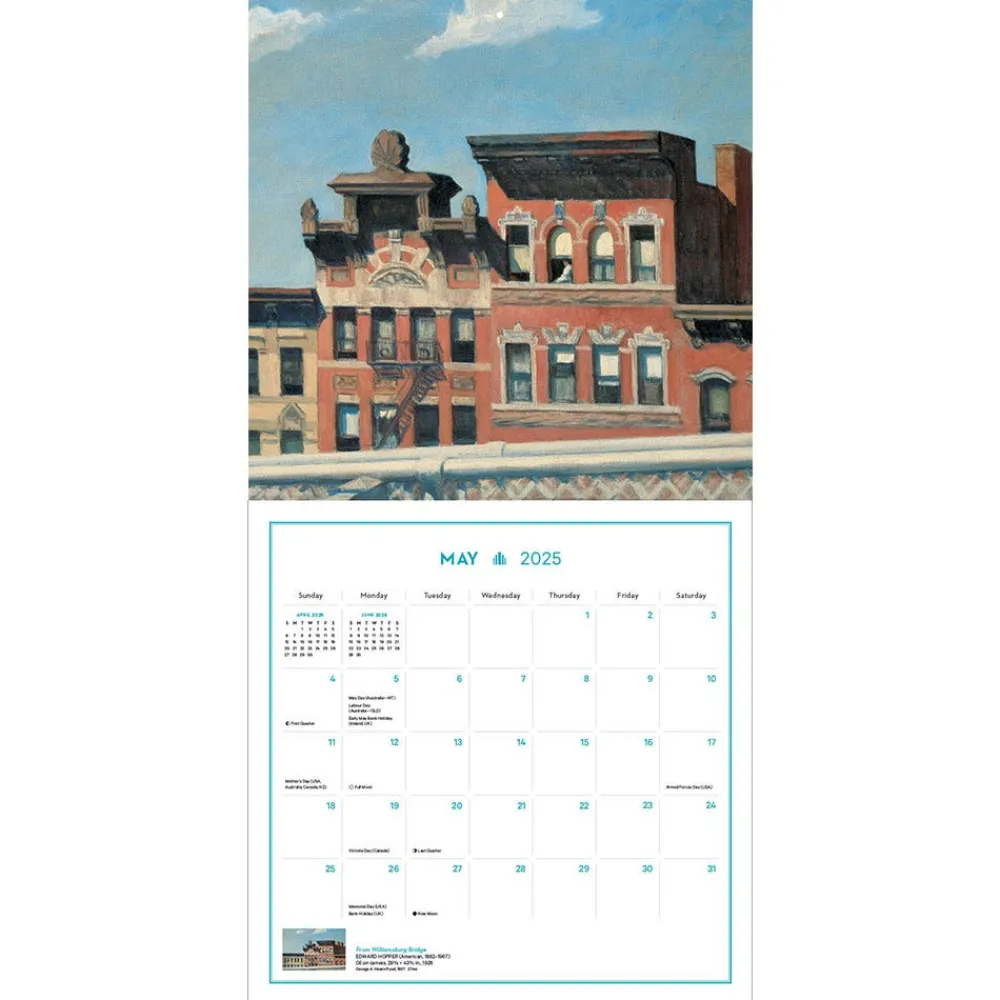 New York in Art Wall Calendar 2025*The Met Store Shop