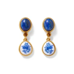 Qing Bottle Floral Drop Earrings*The Met Store Hot