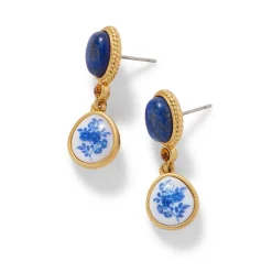 Qing Bottle Floral Drop Earrings*The Met Store Hot