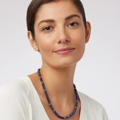 Royal Egyptian Beaded Lapis Necklace*The Met Store Outlet