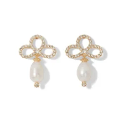 Royal Tudor Pearl Drop Earrings*The Met Store Cheap