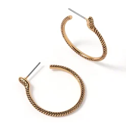 Serpentine Hoop Earrings*The Met Store Hot