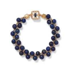 Spanish Baldric Lapis Braided Bracelet*The Met Store Online