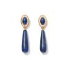 Spanish Baldric Lapis Elongated Drop Earrings*The Met Store Shop