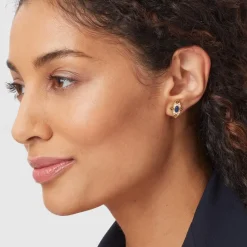 Spanish Baldric Lapis Stud Earrings*The Met Store Discount