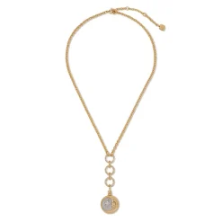 Spanish Day and Night Reversible Lariat Pendant Necklace*The Met Store Outlet