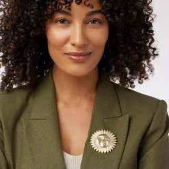 Spanish Day and Night Sun Brooch*The Met Store Discount