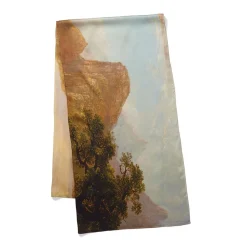 Sublime Landscapes Durand Oversize Oblong Silk Scarf*The Met Store Online