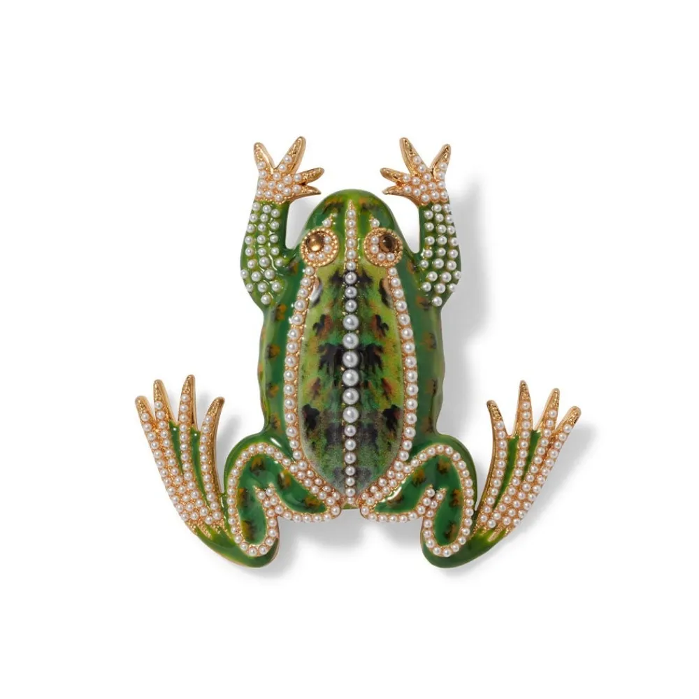 Swiss Frog Brooch*The Met Store Hot