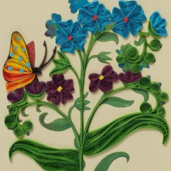 The Met Cloisters Garden Forget-Me-Not Quilled Card*The Met Store Discount