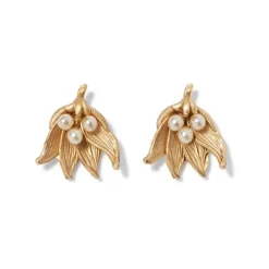 The Met Cloisters Garden Fava Bean Stud Earrings*The Met Store Online