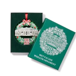The Met Facade Wreath Ornament*The Met Store Clearance