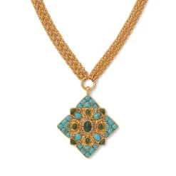 Tibetan Mandala Pendant Necklace*The Met Store Cheap