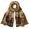 Tiepolo Allegory of the Planets and Continents Oversize Unisex Oblong Silk Scarf*The Met Store Fashion