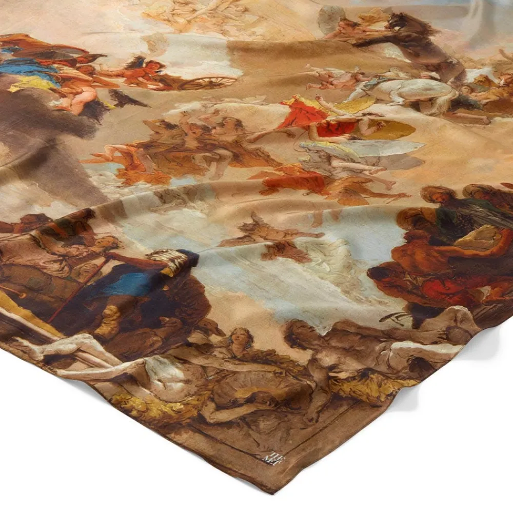 Tiepolo Allegory of the Planets and Continents Oversize Unisex Oblong Silk Scarf*The Met Store Fashion