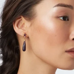 Turkish Amethyst Drop Earrings*The Met Store Best