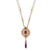 Turkish Amethyst Long Pendant Necklace*The Met Store Cheap