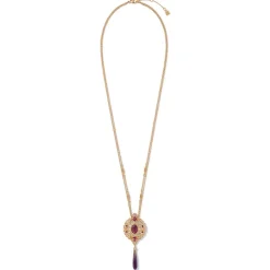 Turkish Amethyst Long Pendant Necklace*The Met Store Cheap