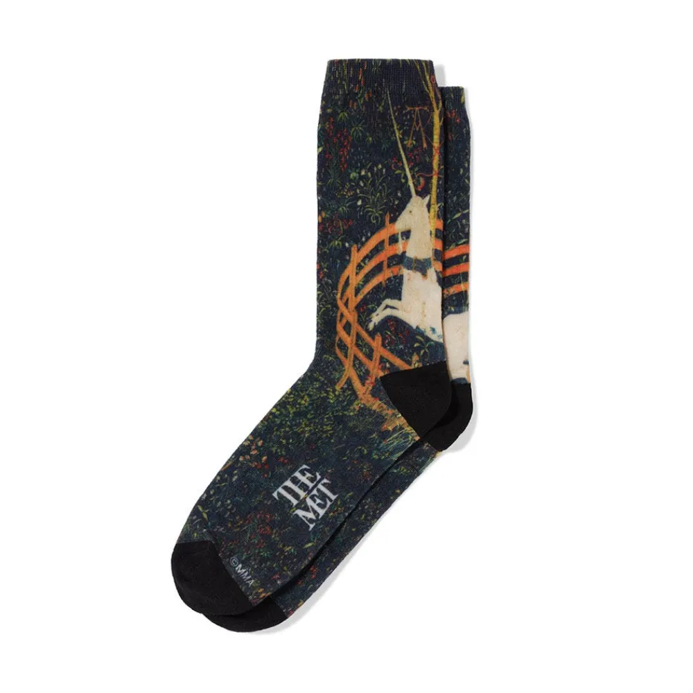 Unicorn in a Garden Socks*The Met Store Discount